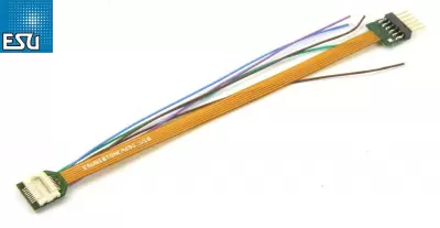 Przejściówka 18 pinowa Next-18 do NEM651 6-pin, z kablami 88mm