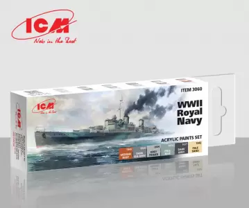 ICM-3060 Acrylic paint set for WWII Royal Navy