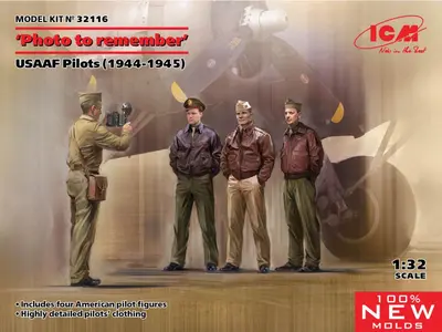 Amerykańscy piloci 1944-45 (zdjęcie pamiątkowe)