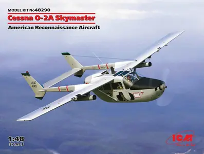 Amerykański samolot rozpoznawczy Cessna O-2A Skymaster