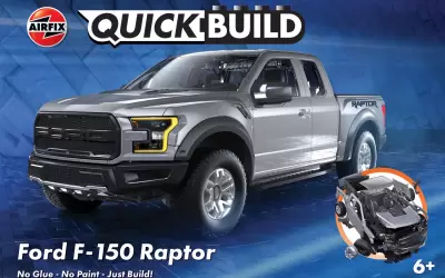 Ford F-150 Raptor szary (seria Quickbuild)