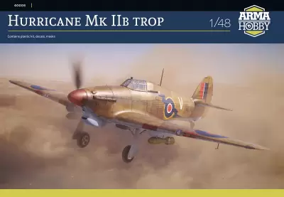 Brytyjski myśliwiec Hawker Hurricane MK IIB Trop
