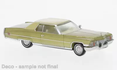 Cadillac Coupe deVille metaliczne złoto, beż, 1972