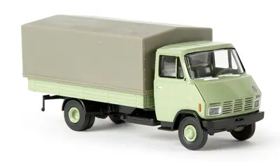 Platforma Steyr 590 jasnozielona Brekina 1:87