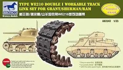 Ruchome gąsienice do czołgu M4 Sherman/Grant/Ram, typ WE210 Double I