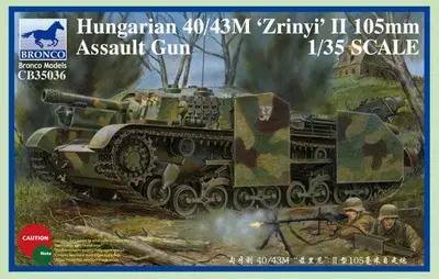 Węgierskie działo samobieżne 40/43M Zrinyj II 105mm