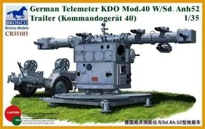 Dalmierz Telemeter KDO Mod.40 z przyczepą Sd.Anh 52