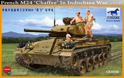 Czołg lekki M24 Chaffee wojna w Indochinach