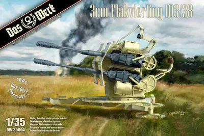 Niemieckie działo przecwlotnicze 3cm Flakvierling Flak 103/38