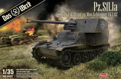 Niemieckie działo pancerne Pz.Sfl.Ia 5cm Pak 38 VK3.02