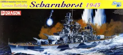 D1040 1:350 GERMAN BATTLESHIP SCHARNHORST