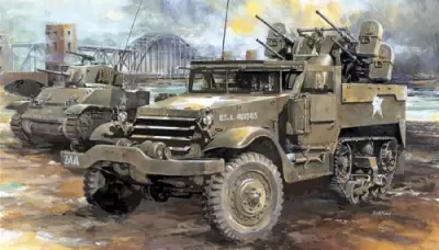 Amerykańskie samobieżne działo przeciwlotnicze M16 Multiple Gun Motor Carriage