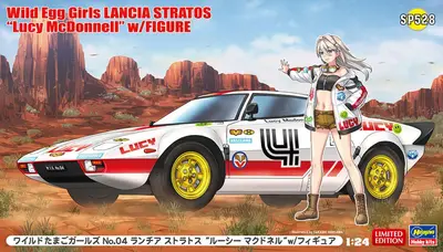 Wild Egg Girls Lancia Stratos "Lucy McDonnell" z figurką