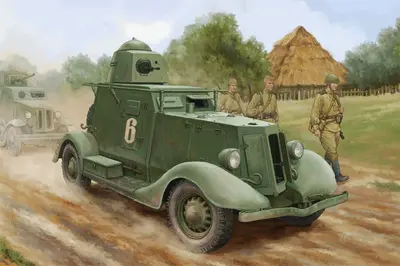 Sowiecki samochód pancerny BA-20 model 1937