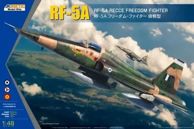 Myśliwiec w malowaniu greckim, norweskim, hiszpańskim RF-5A Recce Freedom Fighter