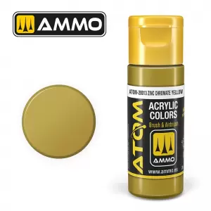 Farba akrylowa 20 ml ATOM COLOR: Zinc Chromate Yellow