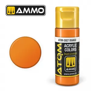 Farba akrylowa 20 ml ATOM COLOR: Orange