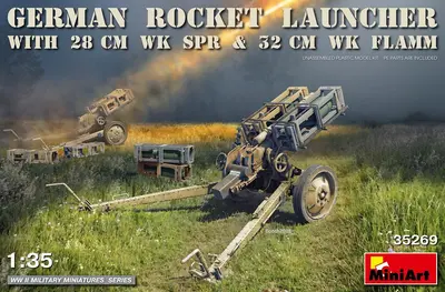 Niemiecka wyrzutnia rakiet 28cm WK SPR i 32cm WK Flamm