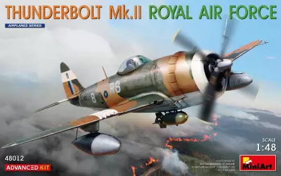Myślwiec w malowaniu brytyjskim Thunderbolt Mk.II Royal Air Force