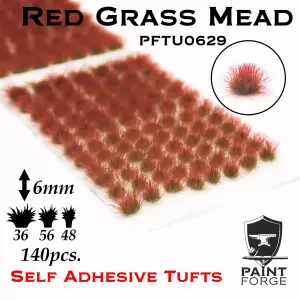 Kępy traw - Red Grass Mead 6mm / 140szt.