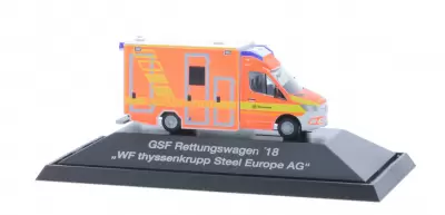 Zakładowa straż pożarna Mercedes-Benz MB GSF RTW ´18 thyssenkrupp Steel Europe AG