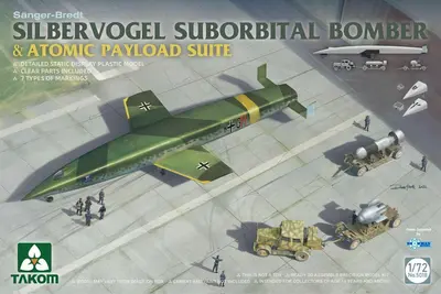 Niemiecki bombowiec Sänger-Bredt Silbervogel Suborbital Bomber & Atomic Payload Suite