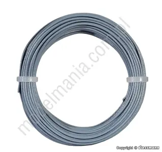 Pierścień kablowy 0,14 mm², 10 m, szary