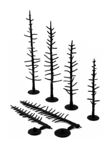 Zestaw pni z szkieletami drzew o rozmiarze 10-15cm / 44 szt