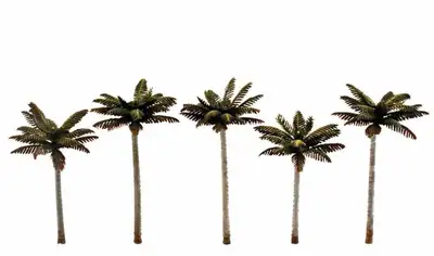 Zestaw drzew - Palma 7.62-9.52cm / 5 szt