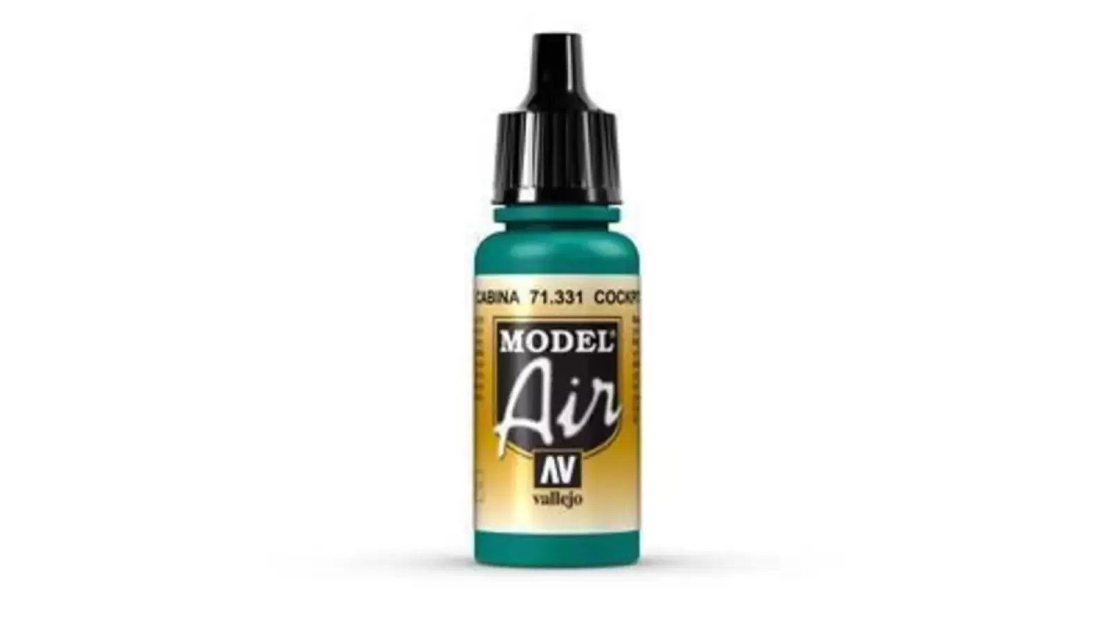 Vallejo Model Air Paint: 17ml 71331 Cockpit Emerald Green Faded